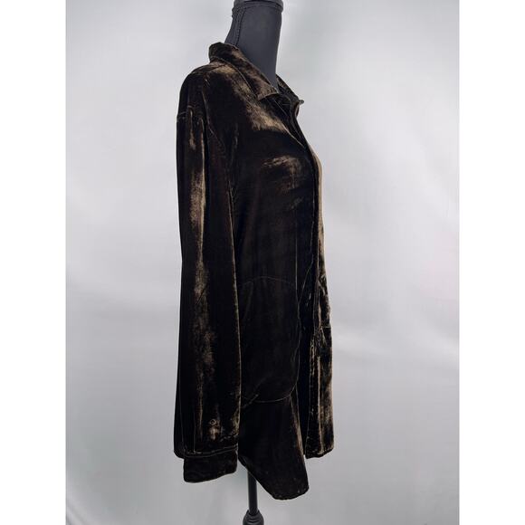 Dear John Hazel Chocolate Tunic Blouse M - Picture 8 of 15